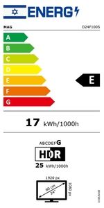 MAG 23.8" Flat Led Monitor, | 100Hz D24F100S