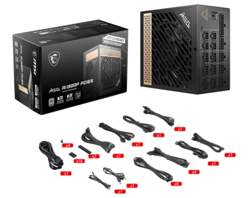 MSI MEG Ai1300P PCIE5 80+ PLATINUM