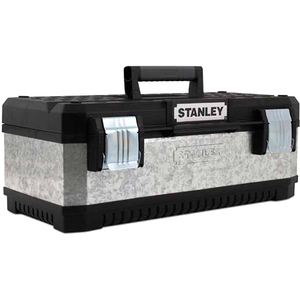 ארגז מתכת פלסטיק מחוזק כסוף "26 STANLEY