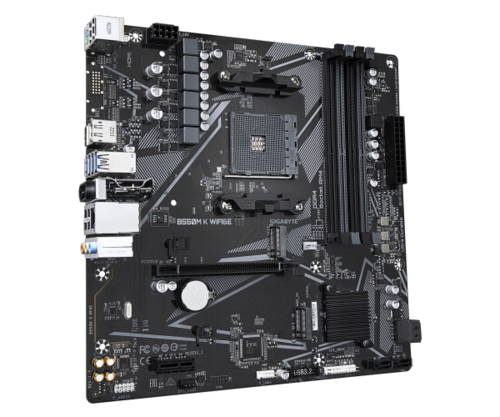 לוח אם | Gigabyte B550M K WF6E | AM4 | Micro-AtX | DDR4