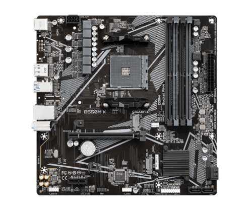 לוח אם | Gigabyte B550M K | DDR4 for AMD | AM4 | DP | HDMI | Micro-Atx