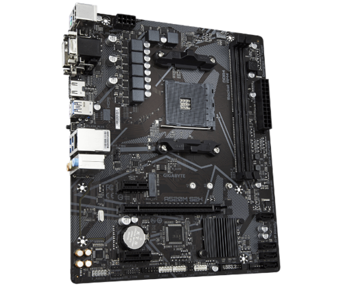 לוח אם למעבדי | Gigabyte A520M S2H 1.3 VGA DVI | HDMI | AM4 AMD
