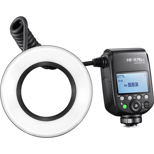 פלאש מאקרו Godox MF-R76C TTL Macro Ring Flash for Canon