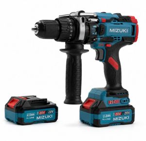 מברגת/מקדחת HD מקצועית נטענת 20V BRUSLESS 170 N/M סוללות *2 + מטען DW1007