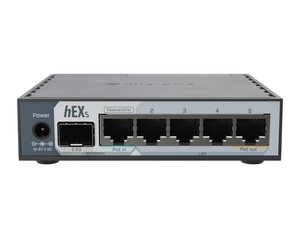 נתב קווי קומפקטי Mikrotik hEX S (2025) דגם E60iUGS