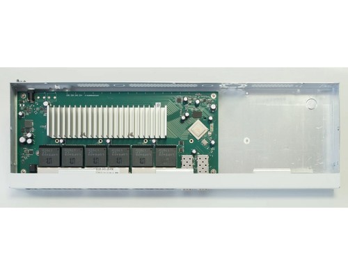 מתג רשת מנוהל 24 יציאות עם חיבורי SFP+ לארון תקשורת CRS326-24G-2S+RM