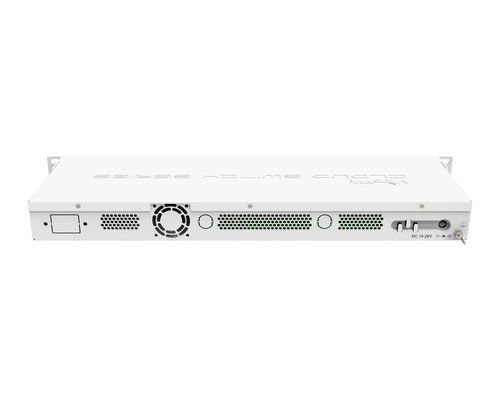מתג רשת מנוהל 24 יציאות עם חיבורי SFP+ לארון תקשורת CRS326-24G-2S+RM
