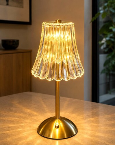 מנורת טאצ' LED נטענת אקריליק