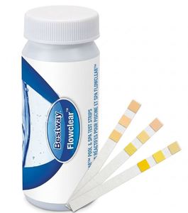 ערכת בדיקה 3 ב-1 לאיכות וניקיון מי בריכה Bestway Pool & Spa Test Strips