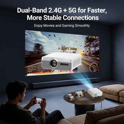 מקרן Blaupunkt BP-5096X Full HD עם רמקול מובנה ANSI 650 עד 400 אינץ