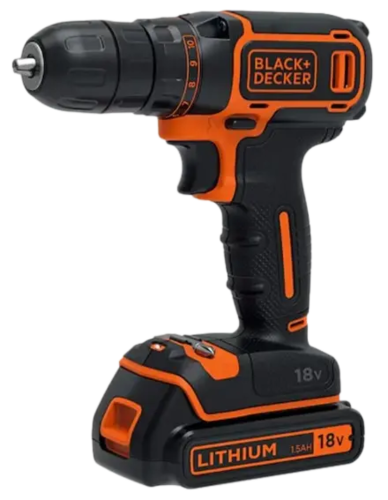 מברגת קידוח BDCDC18 מבית BLACK&DECKER 