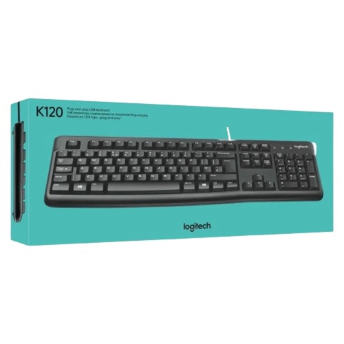 מקלדת חוטית Logitech K120