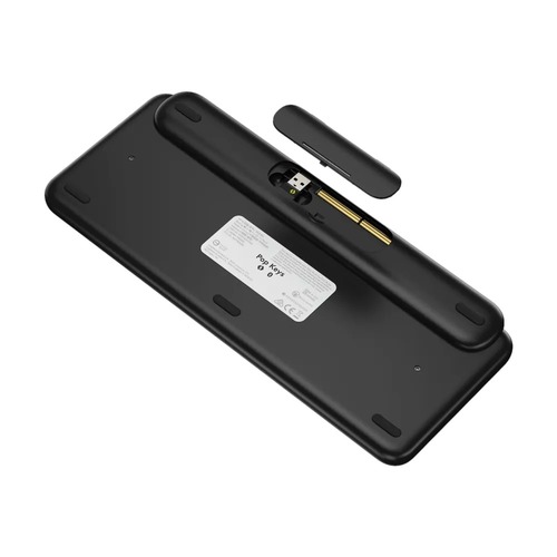 מקלדת מכאנית אלחוטית שחור/צהוב Logitech POP Keys