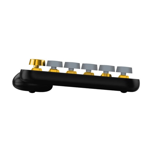 מקלדת מכאנית אלחוטית שחור/צהוב Logitech POP Keys
