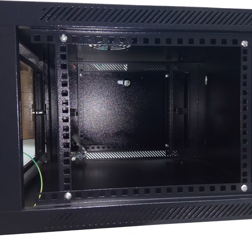 ארון תקשורת 6U Wall Cabinet 550×600 Black