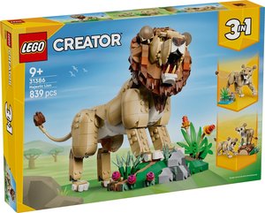 לגו קריאטור 3 ב-1 אריה מלכותי 31386
