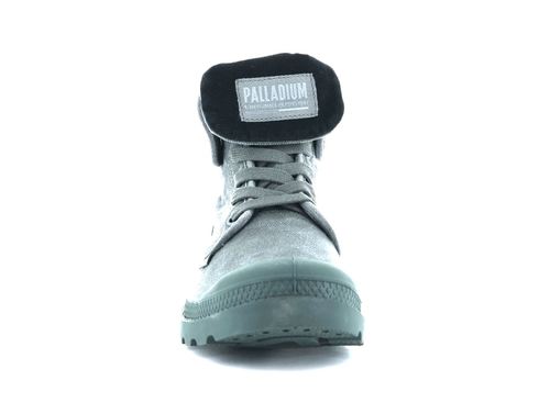 נעלי פלדיום אפור משופשף עם קיפול | 36-47 |-02353-029  PALLADIUM  US BAGGY W F METAL BLACK 
