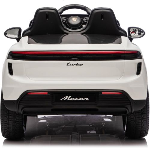 ג'יפ ממונע 12V לילדים פורשה מקאן Porsche Macan עם שלט חכם והנעה 4X4 - לבן