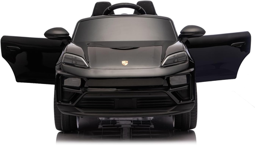 ג'יפ ממונע 12V לילדים פורשה מקאן Porsche Macan עם שלט חכם והנעה 4X4 - שחור