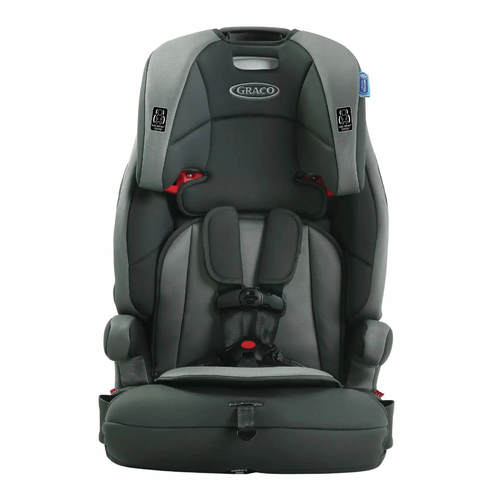 בוסטר רצועות ISOFIX הופך לבוסטר ללא גב Tranzitions אפור Graco Saville 