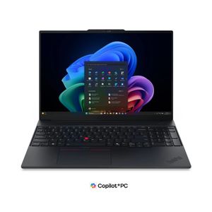 מחשב נייד LENOVO THINKPAD E16 G4 ULTRA7-355/16GB/512GB/16"/FD/BLACK/1.63KG/3Y 21YC0015IV