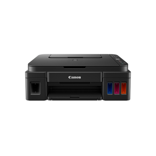 מדפסת משולבת אלחוטית Pixma G3416 CANOON מדפסת רב-תכליתית קומפקטית לבית או למשרד מבית Canon, עם מכלי דיו לתפוקה גבוהה ולמילוי חוזר וקישוריות Wi-Fi, להדפסות זולות דרך מכשירים חכמים ומהענן.