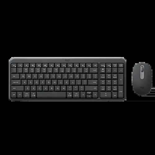 סט מקלדת ועכבר אלחוטיים Logitech MK250 Bluetooth – בצבע Graphite