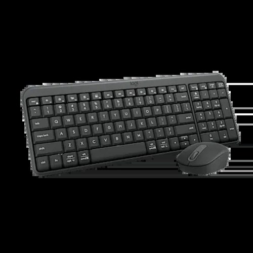 סט מקלדת ועכבר אלחוטיים Logitech MK250 Bluetooth – בצבע Graphite