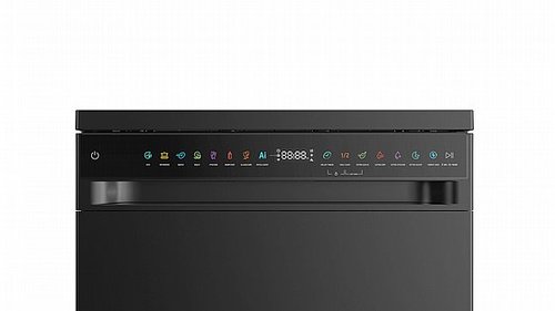 מדיח כלים רחב BL2816B זכוכית שחורה בלרס 82649 BELLERS