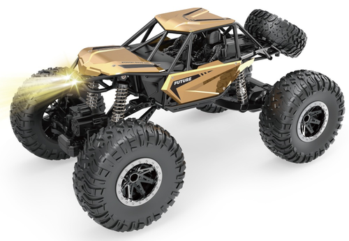 מכונית על שלט גדולה סטיל רפטור פרו Steel Raptor Pro קנה מידה 1:8 הנעה 4X4 עם תאורה (מגוון עיצובים)