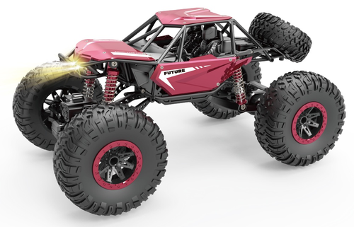 מכונית על שלט גדולה סטיל רפטור פרו Steel Raptor Pro קנה מידה 1:8 הנעה 4X4 עם תאורה (מגוון עיצובים)