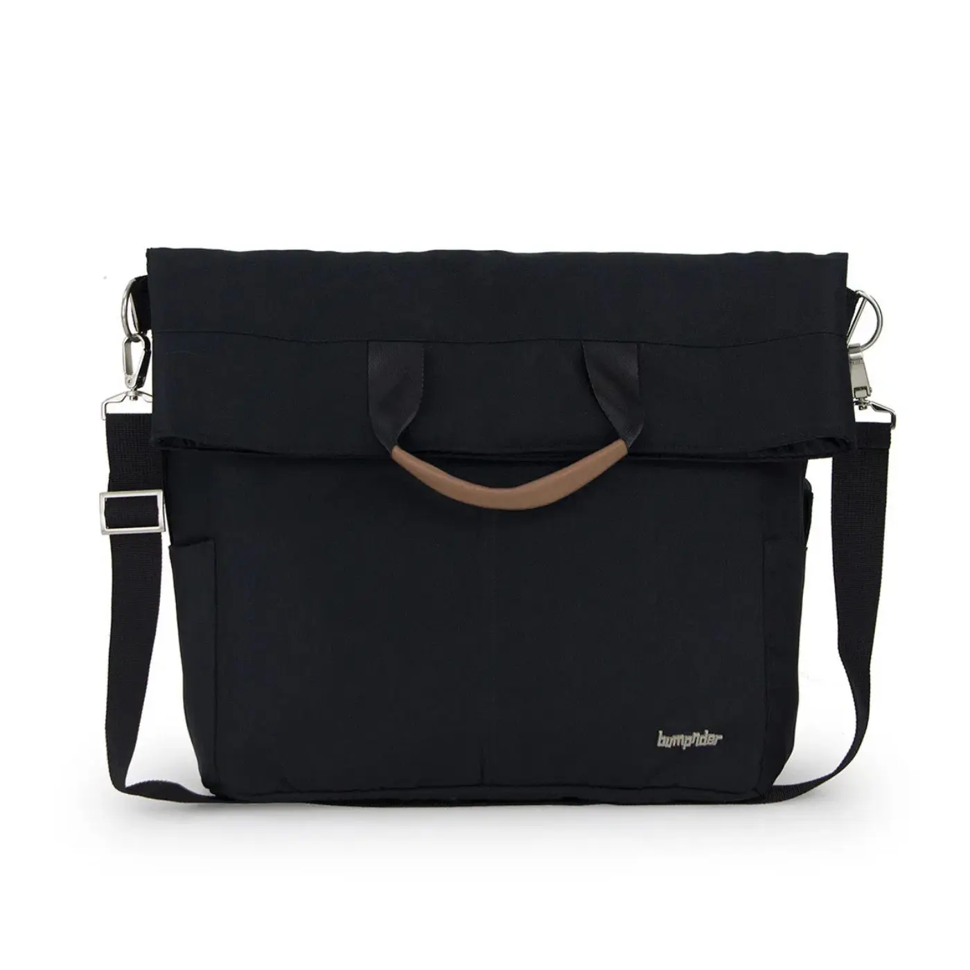 תיק החתלה המתחבר עם מגנטים לעגלה Connect 3 Sidebag - שחור/חום