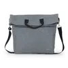 תיק החתלה המתחבר עם מגנטים לעגלה Connect 3 Sidebag - אפור/שחור