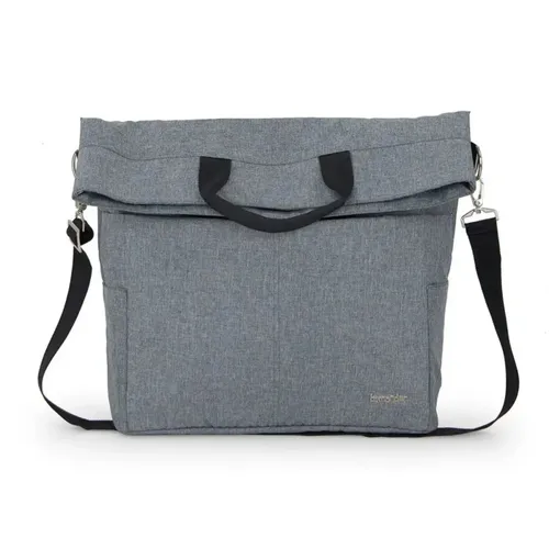 תיק החתלה המתחבר עם מגנטים לעגלה Connect 3 Sidebag - אפור/שחור