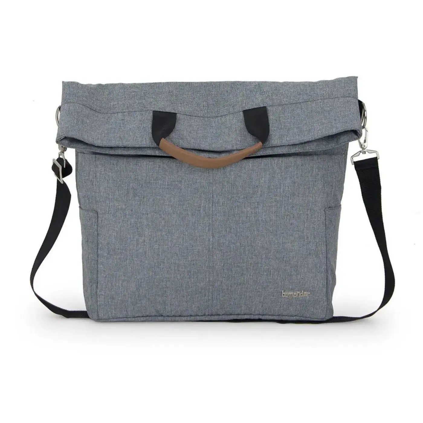 תיק החתלה המתחבר עם מגנטים לעגלה Connect 3 Sidebag - אפור/חום