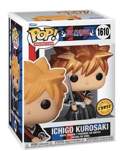 פופ! איצ’יגו קורוסאקי מטאלי צ’ייס #1610 – בליץ’ | Funko Pop! Ichigo Kurosaki Metallic Chase #1610 – Bleach