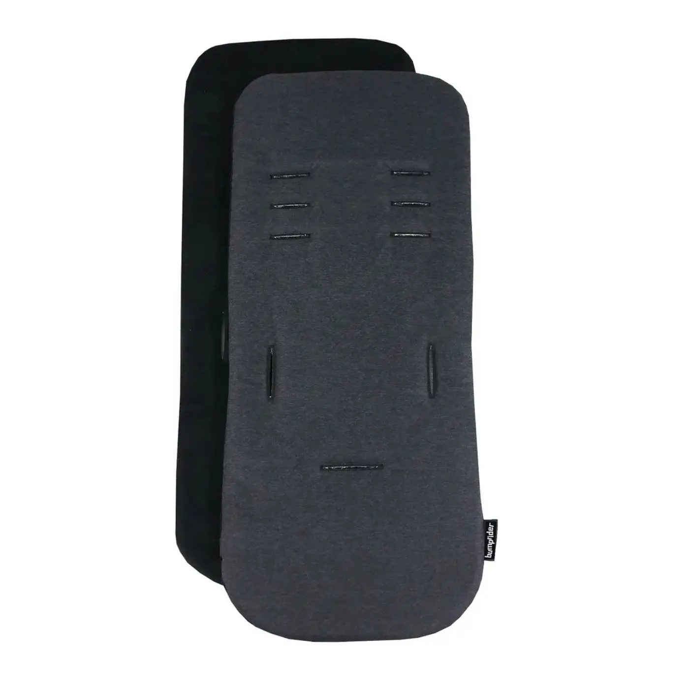 ריפודית ומזרון עגלה דו צדדי ויסקו Stroller Seat Liner - שחור/ אפור כהה