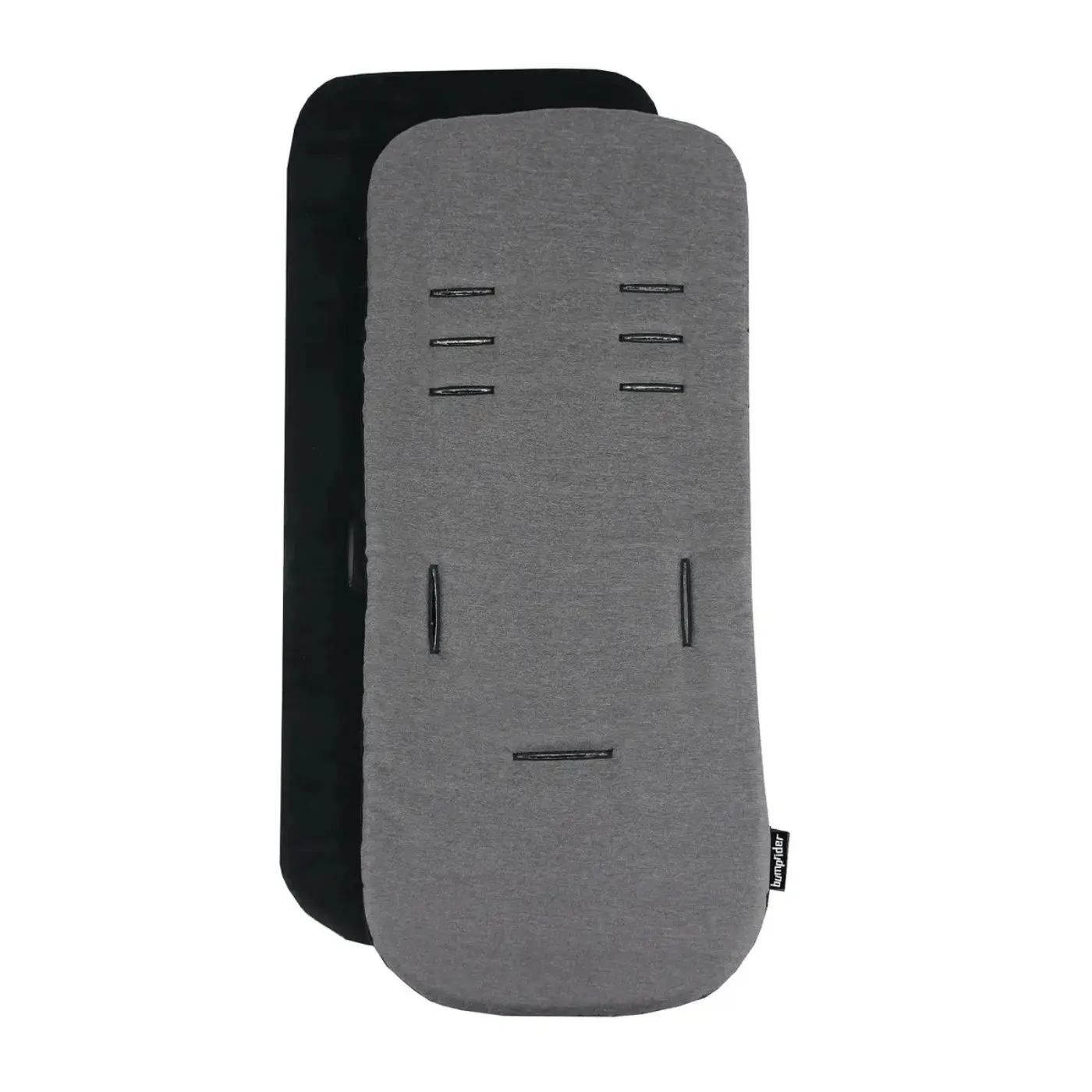 ריפודית ומזרון עגלה דו צדדי ויסקו Stroller Seat Liner - שחור/אפור