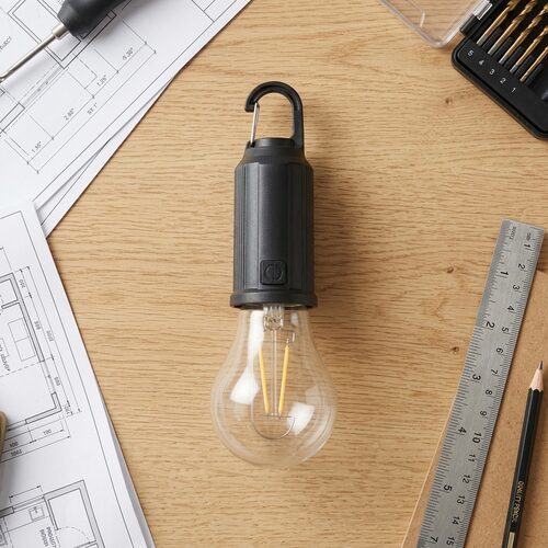 נורה נטענת סולארית וגם עם USB