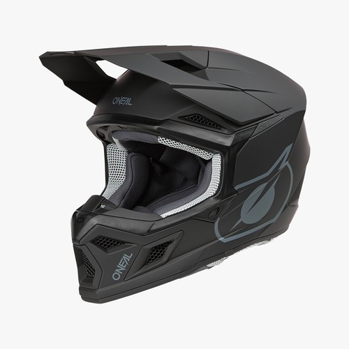 קסדת שטח אוניל סדרה 3 שחור  - O'NEAL 3SRS helmet SOLID