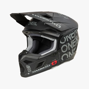 קסדת רכיבה שטח אוניל שחור/ אפור מט – ONEAL 3SRS STATIC MATT BLACK/ GRAY