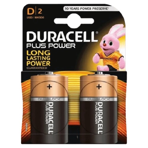 מארז שתי סוללות Duracell D2 Plus