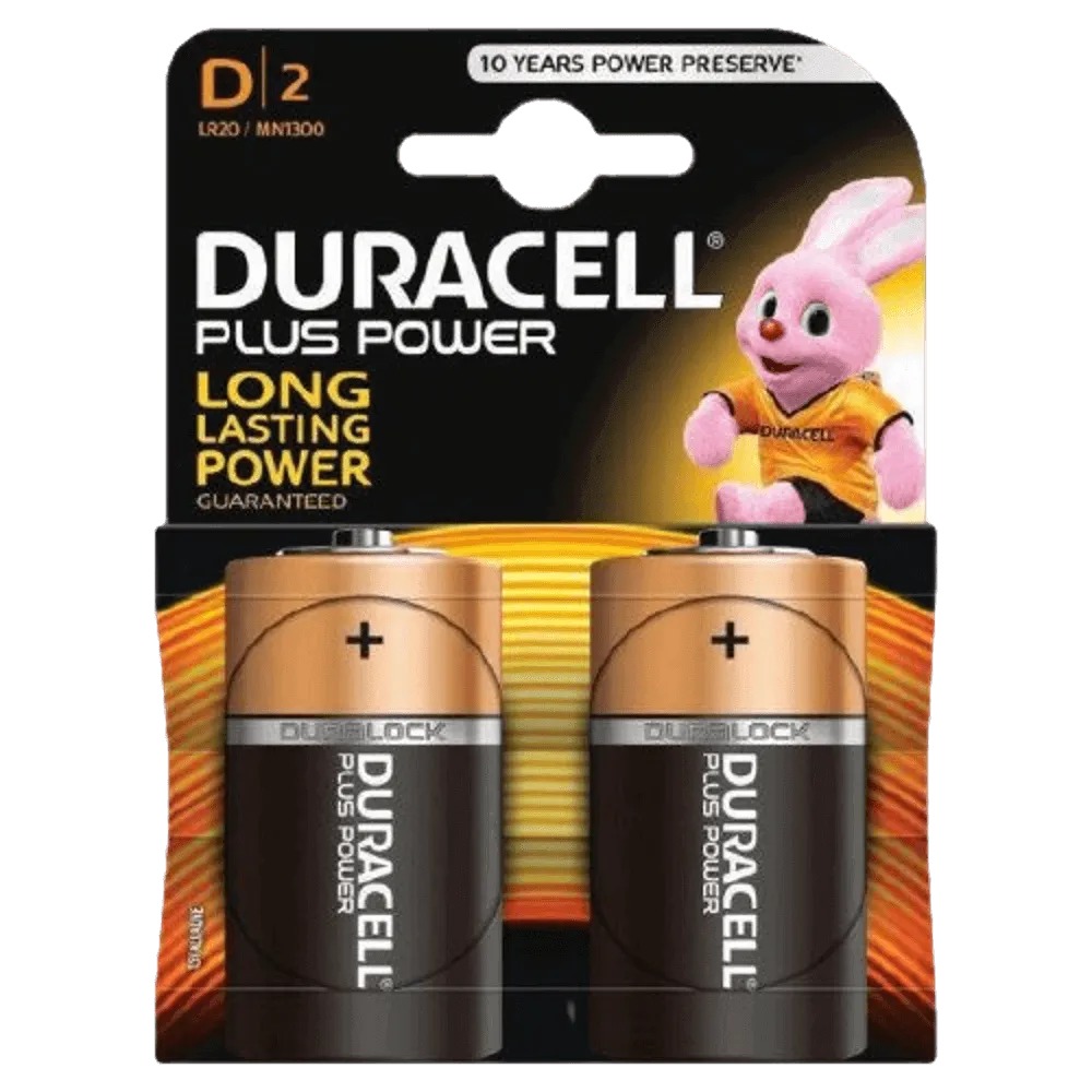 מארז שתי סוללות Duracell D2 Plus