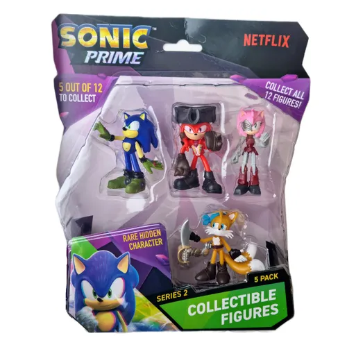 מארז 5 דמויות סוניק פריים עונה 2 Sonic Prime - דמויות איסוף ומשחק
