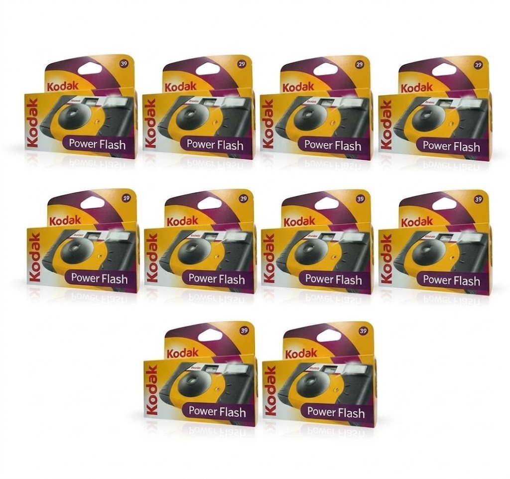 10 מצלמות חד פעמיות קודאק 39 תמונות Power Flash