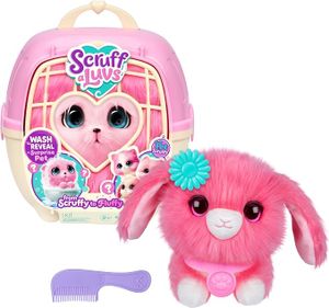 בובת פרווה בהפתעה Scruff-a-Luvs בכלוב נשיאה לחפיפה וטיפוח