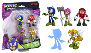 מארז 5 דמויות סוניק פריים עונה 2 Sonic Prime - דמויות איסוף ומשחק