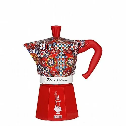 מקינטה Bialetti Moka Express Dolce Gabbana Sicilian Cart ל-6 כוסות בעיצוב סיציליאני צבעוני