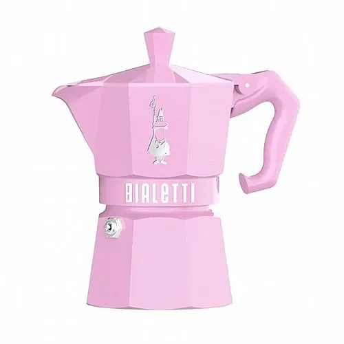 מקינטה Bialetti Moka Exclusive ורוד ל-3 כוסות