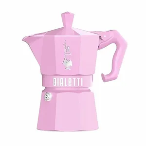 מקינטה Bialetti Moka Exclusive 3 כוסות ורוד פסטל
